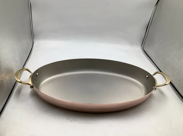 Mauviel M'Heritage M'150 B gratängform koppar oval 40 cm