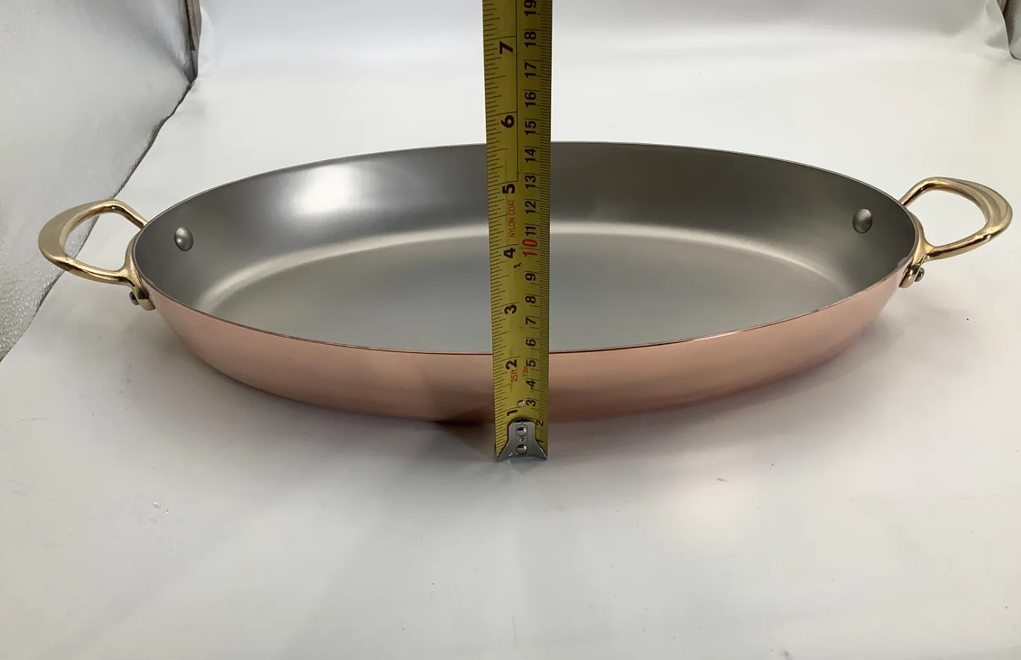 Mauviel M'Heritage M'150 B gratängform oval 40 cm koppar