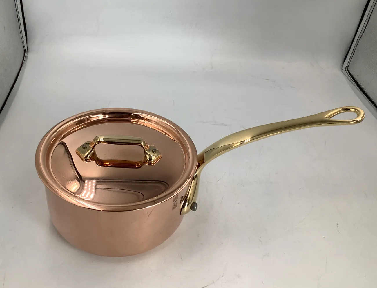Mauviel M’Heritage M’200 B kopparkastrull 1,1 l lock fyndvara