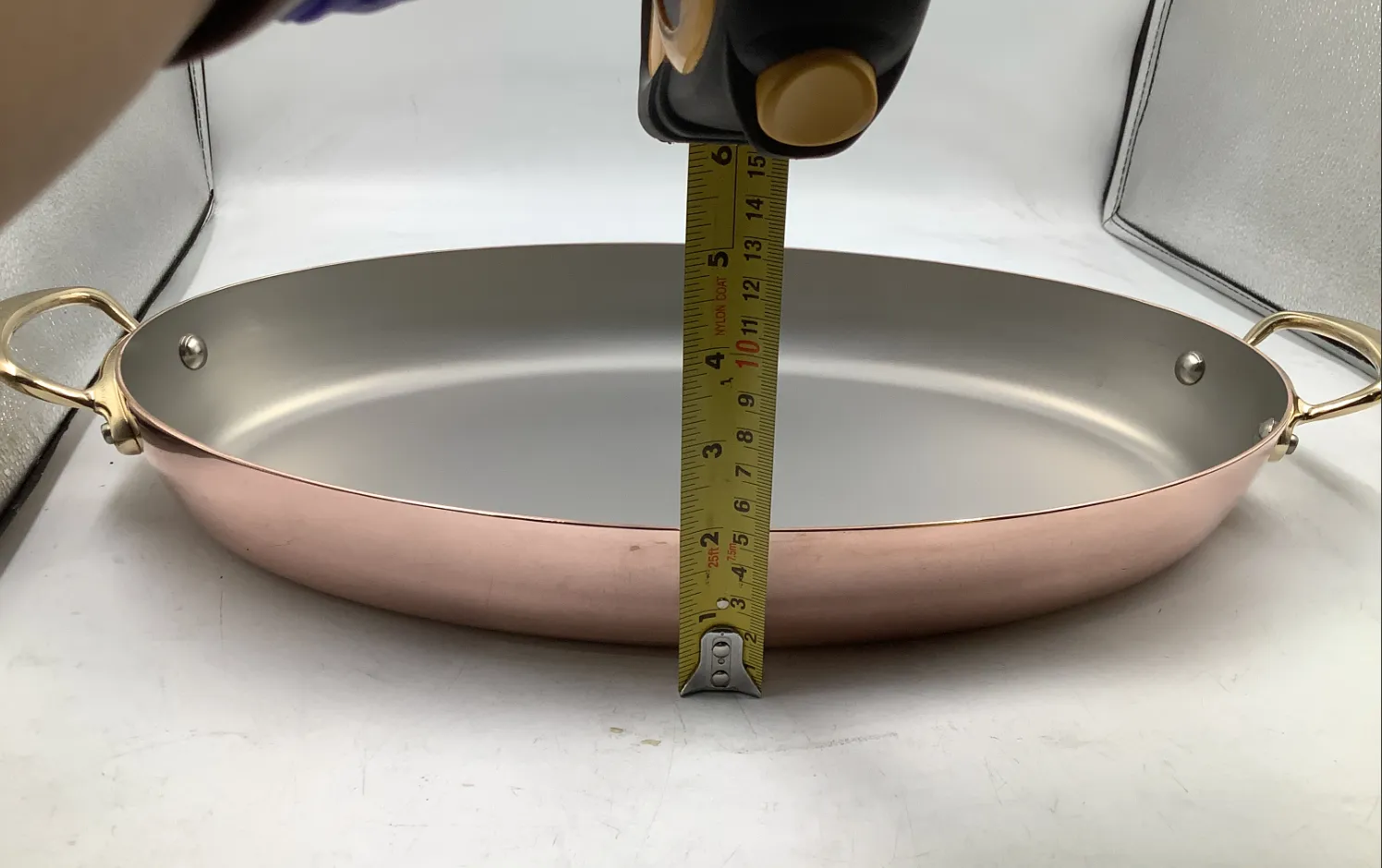 Mauviel M'Heritage M150B gratängform oval 40 cm koppar