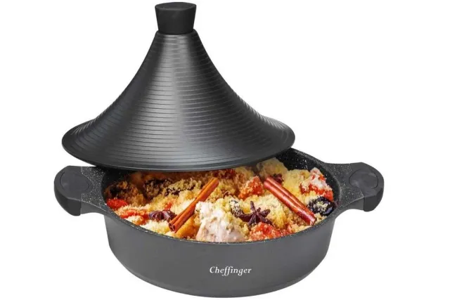 Cheffinger CF-TAJ28 tajine 28 cm grå