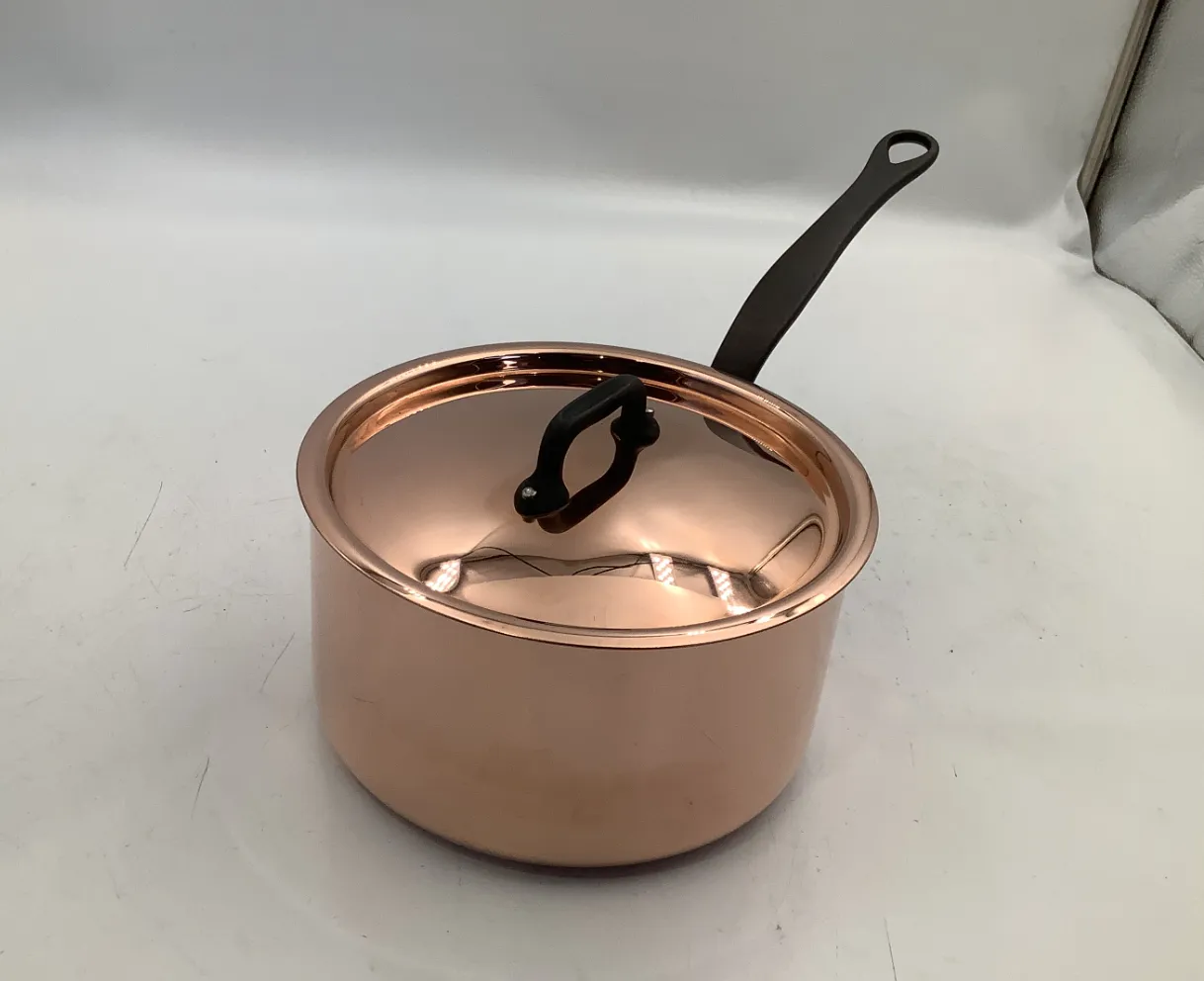 Mauviel M'Héritage M'250C kastrull med lock 2,5 L koppar