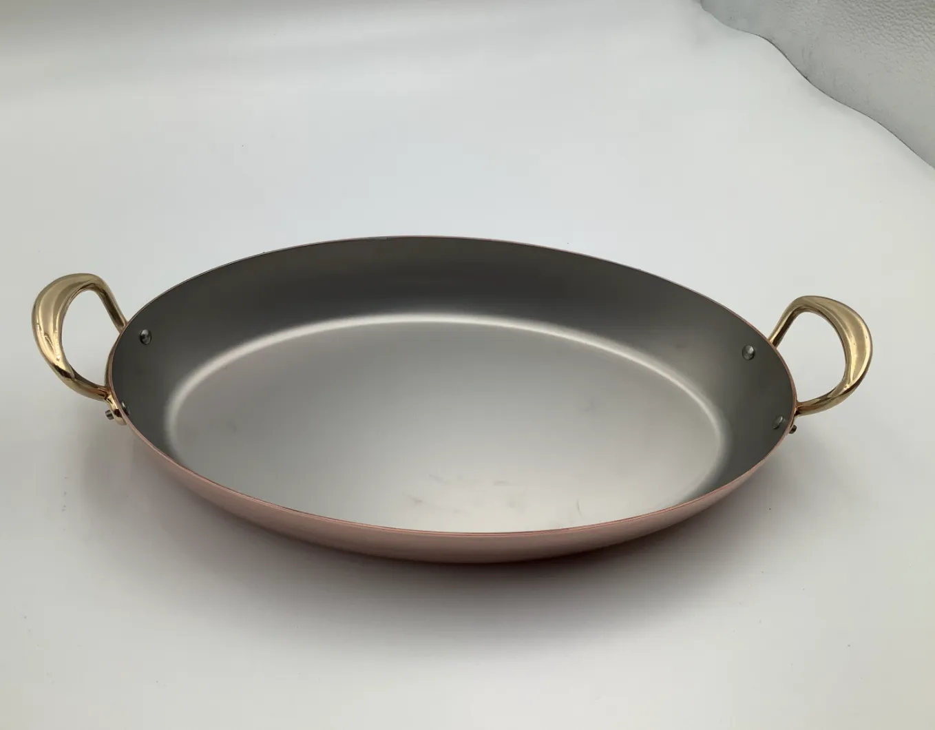 Mauviel M'Heritage M150B gratängform koppar oval 30 cm
