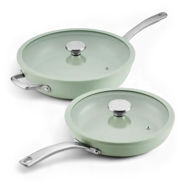 Circulon Ceramic stekpanneset 4-delar salvia keramisk nonstick