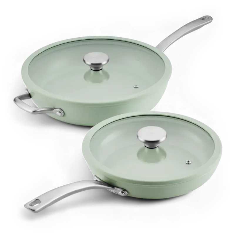 Circulon Ceramic stekpanneset 4-delar salvia keramisk nonstick