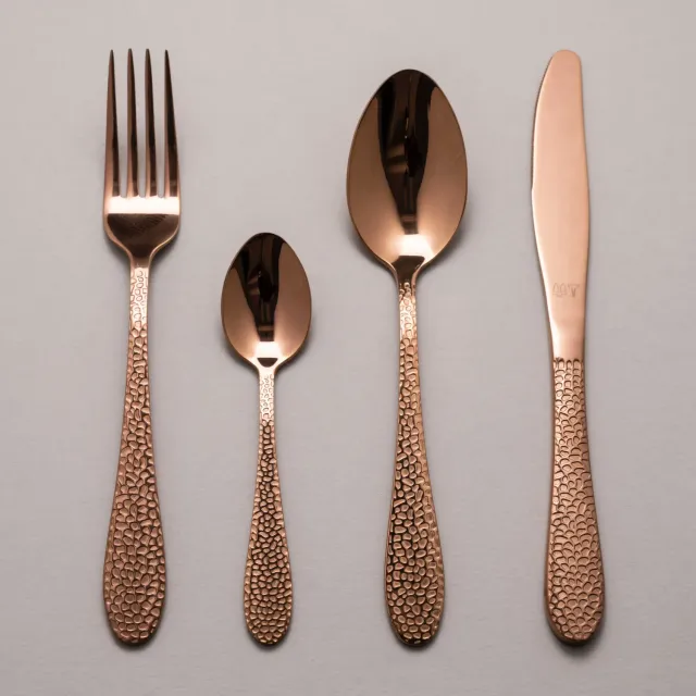 Vargen & Thor FENIX bestickset 16 delar koppar matt