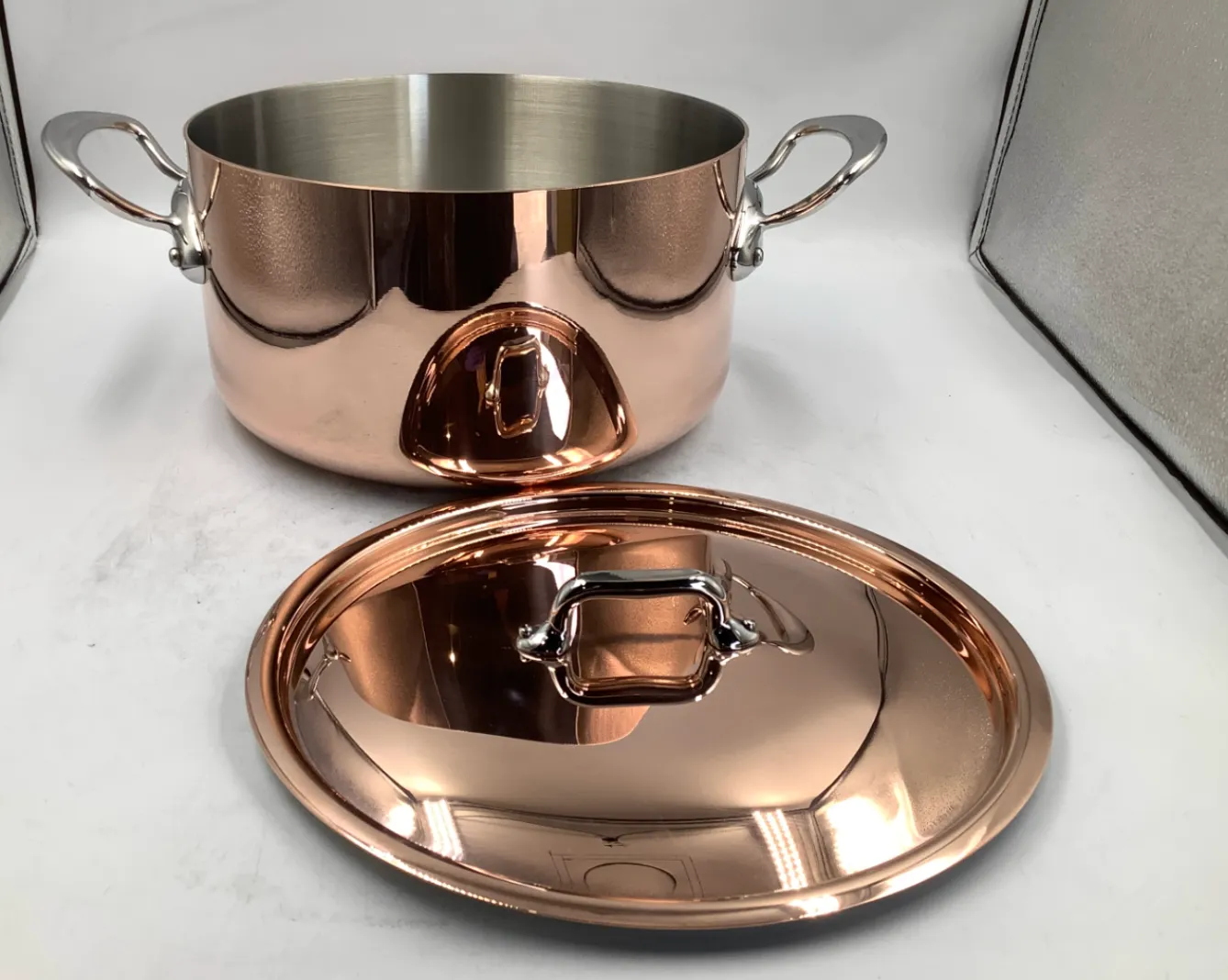 Mauviel M'Heritage M150 S gryta koppar 5,3 l med lock