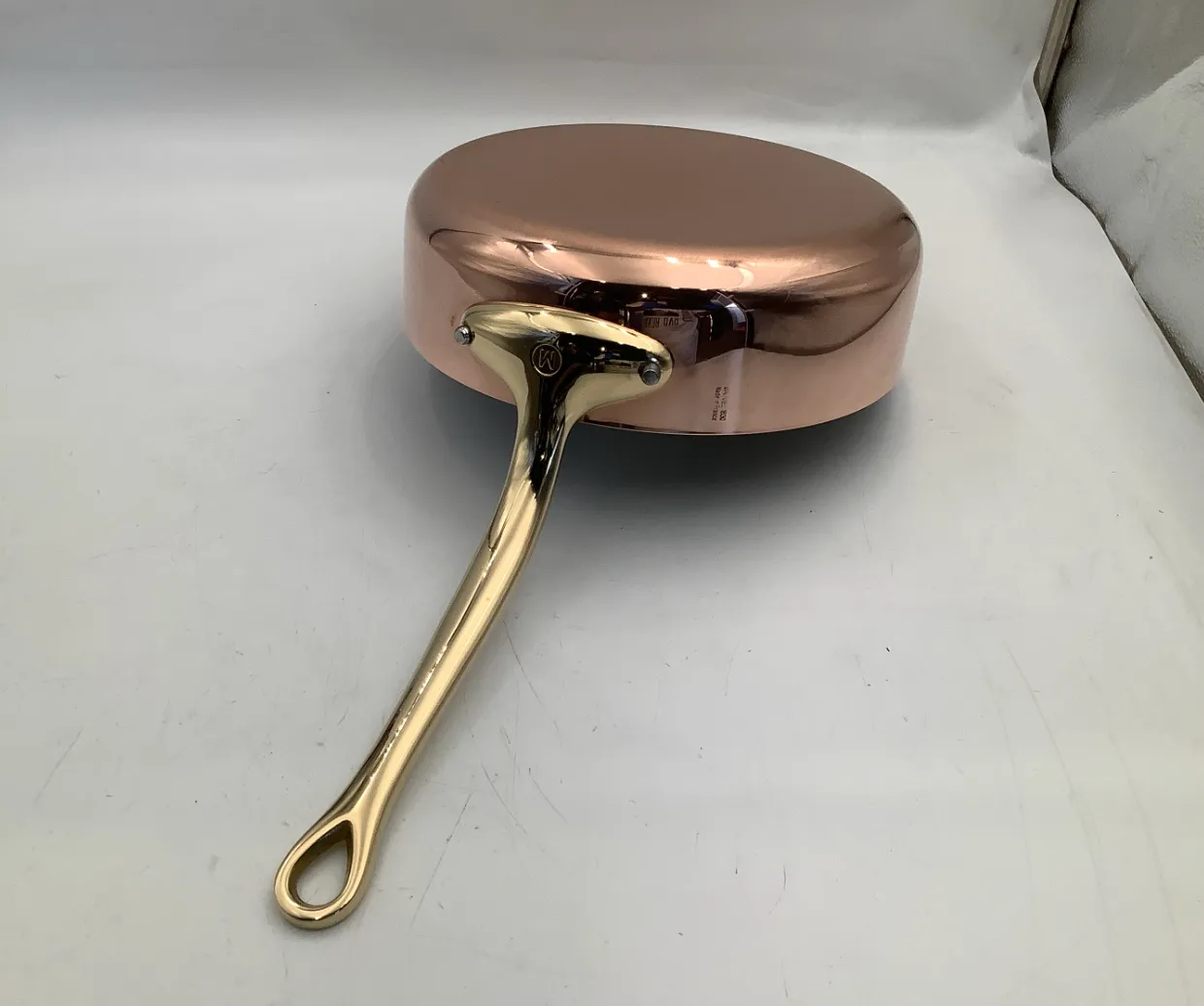 Mauviel M'Héritage M'200 B sauteuse koppar 3,3 qt mässing