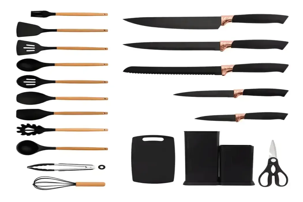 Cheffinger CF-KSUT01 knivset 19 delar rostfritt