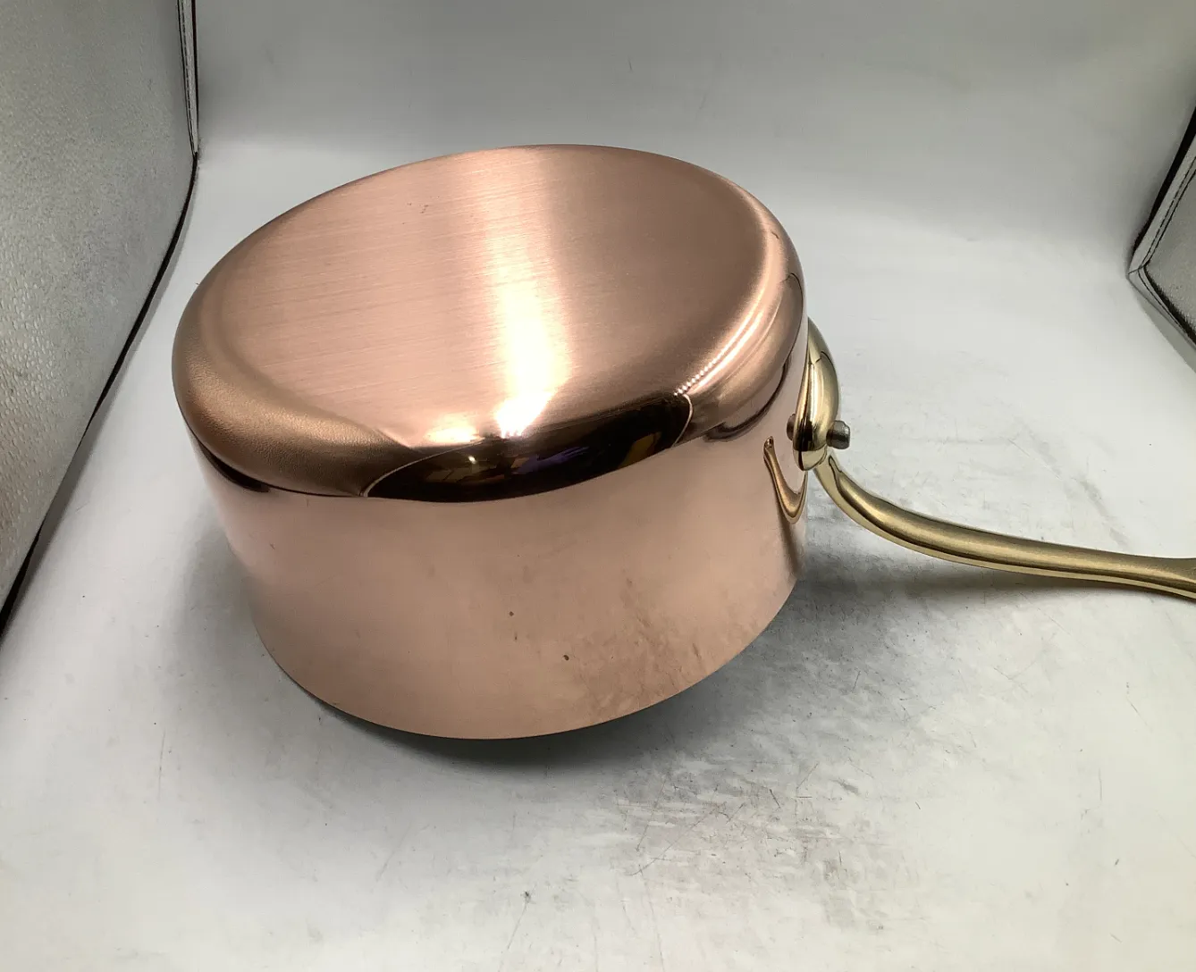 Mauviel M'Héritage M'200 B kastrull med lock 3,3 qt koppar box 3