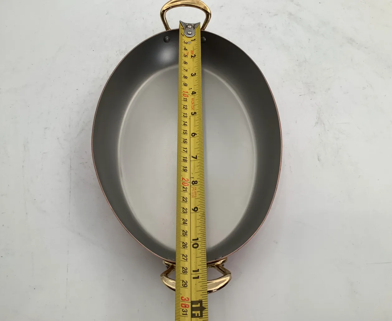 Mauviel M'Héritage M'150B gratängform koppar oval 25 cm