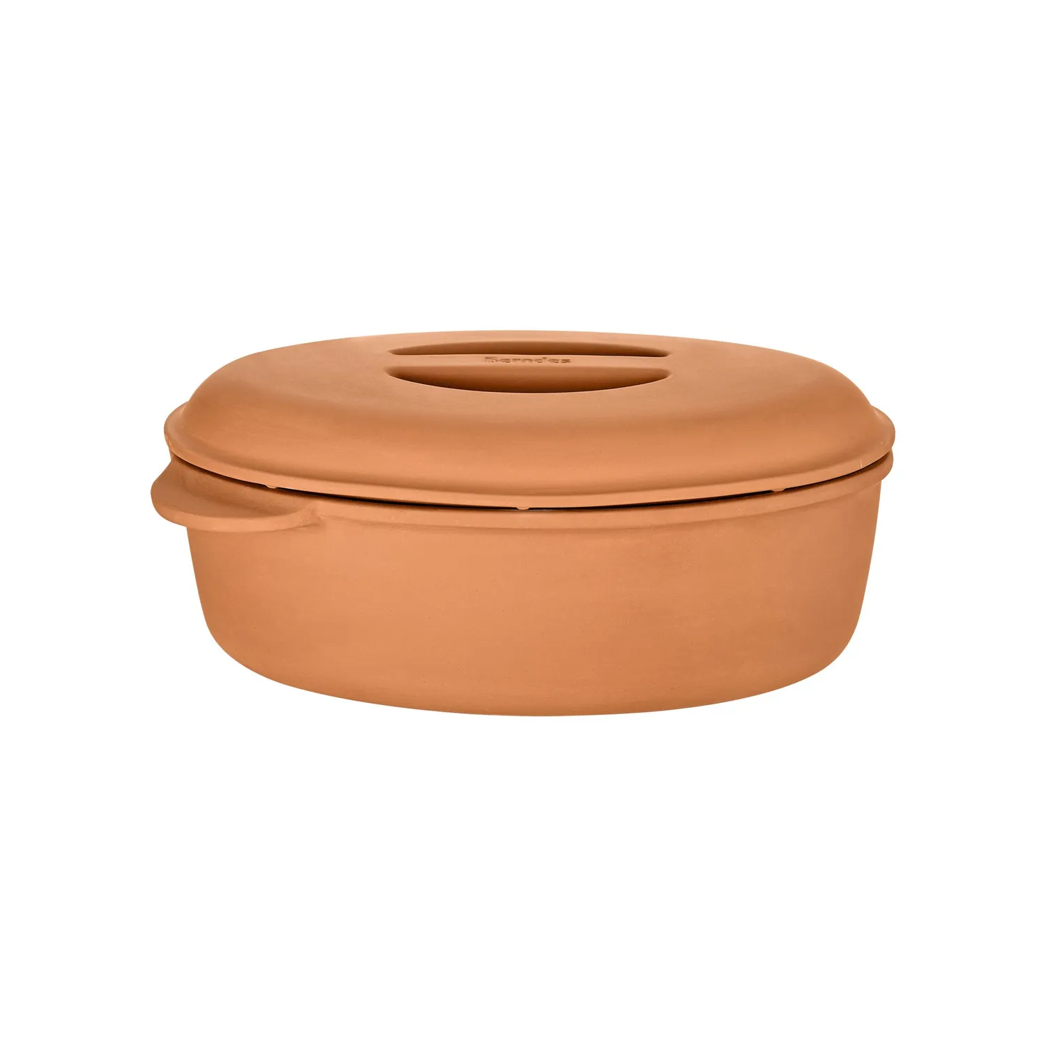 Berndes b.terra lergryta oval 4 liter terrakotta