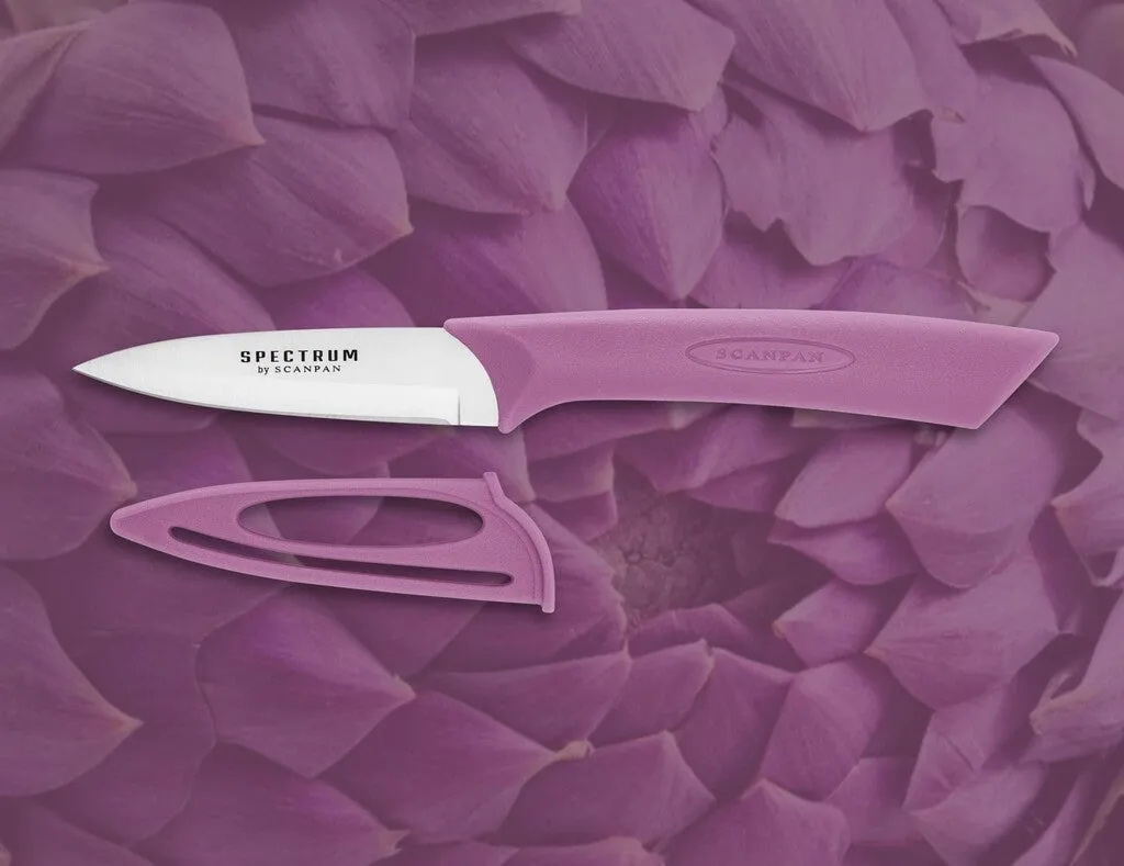 SCANPAN Spectrum skal kniv 8 cm svart med eggskydd