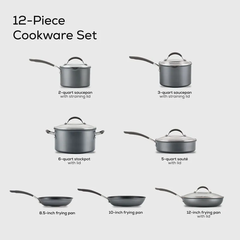 Circulon A1 ScratchDefense kastrullset 12-delar nonstick