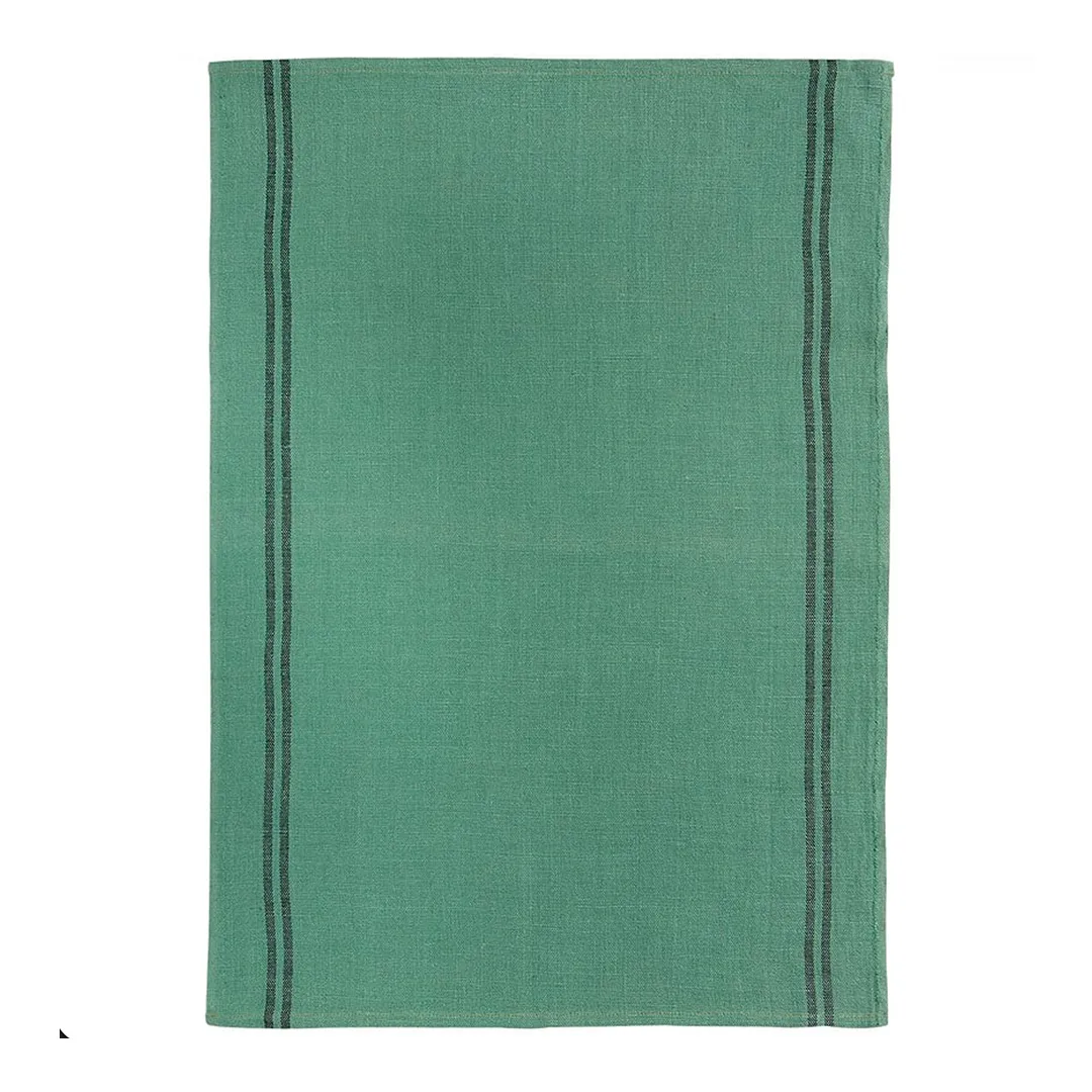 Mauviel 1830 kökshandduk linne broderad servering