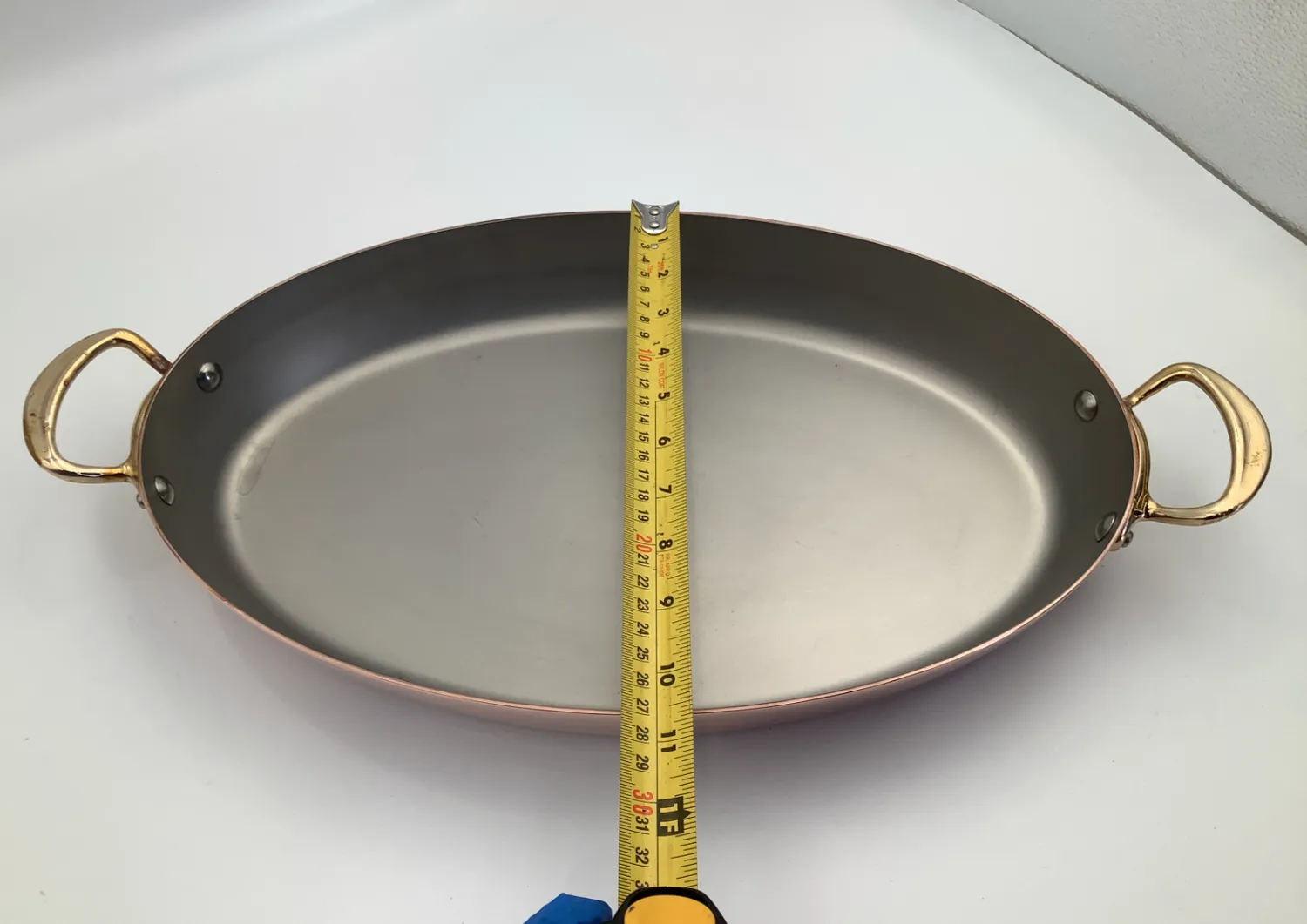 Mauviel M'Heritage M150 B gratängform koppar oval 40 cm