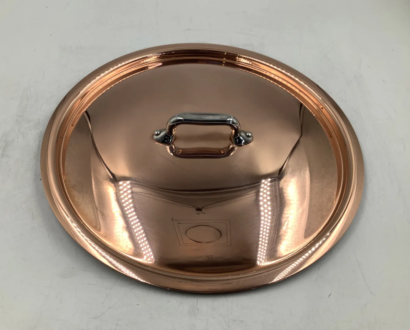 Mauviel M'Heritage M'150 S gryta med lock 5,6 Qt rostfri