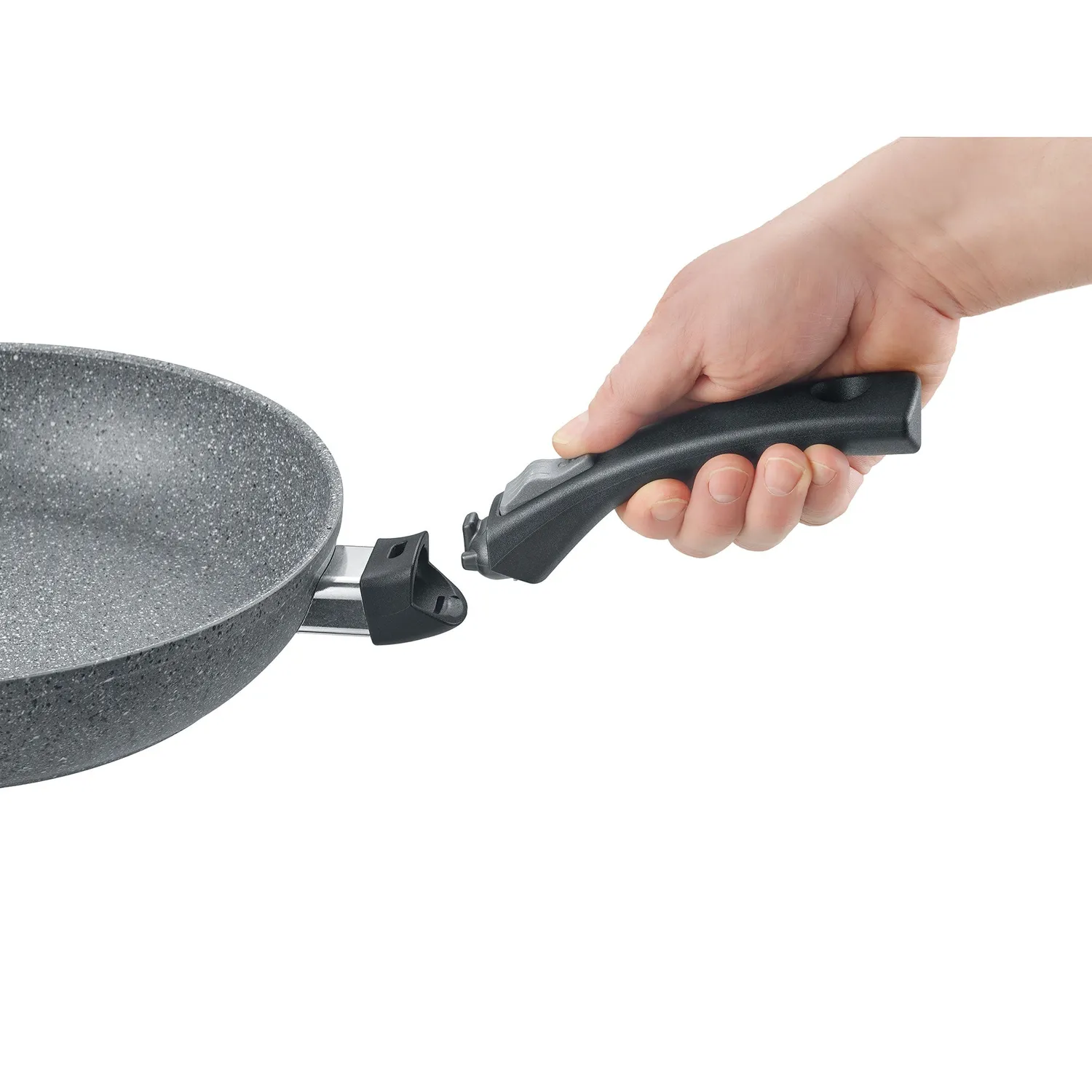 Berndes Alu Click Induction stekpanna 24 cm avtagbart handtag