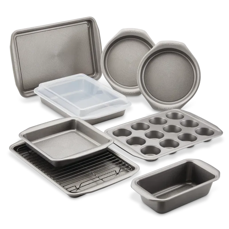 Circulon bakformsset nonstick grå 10-delar jämn värme