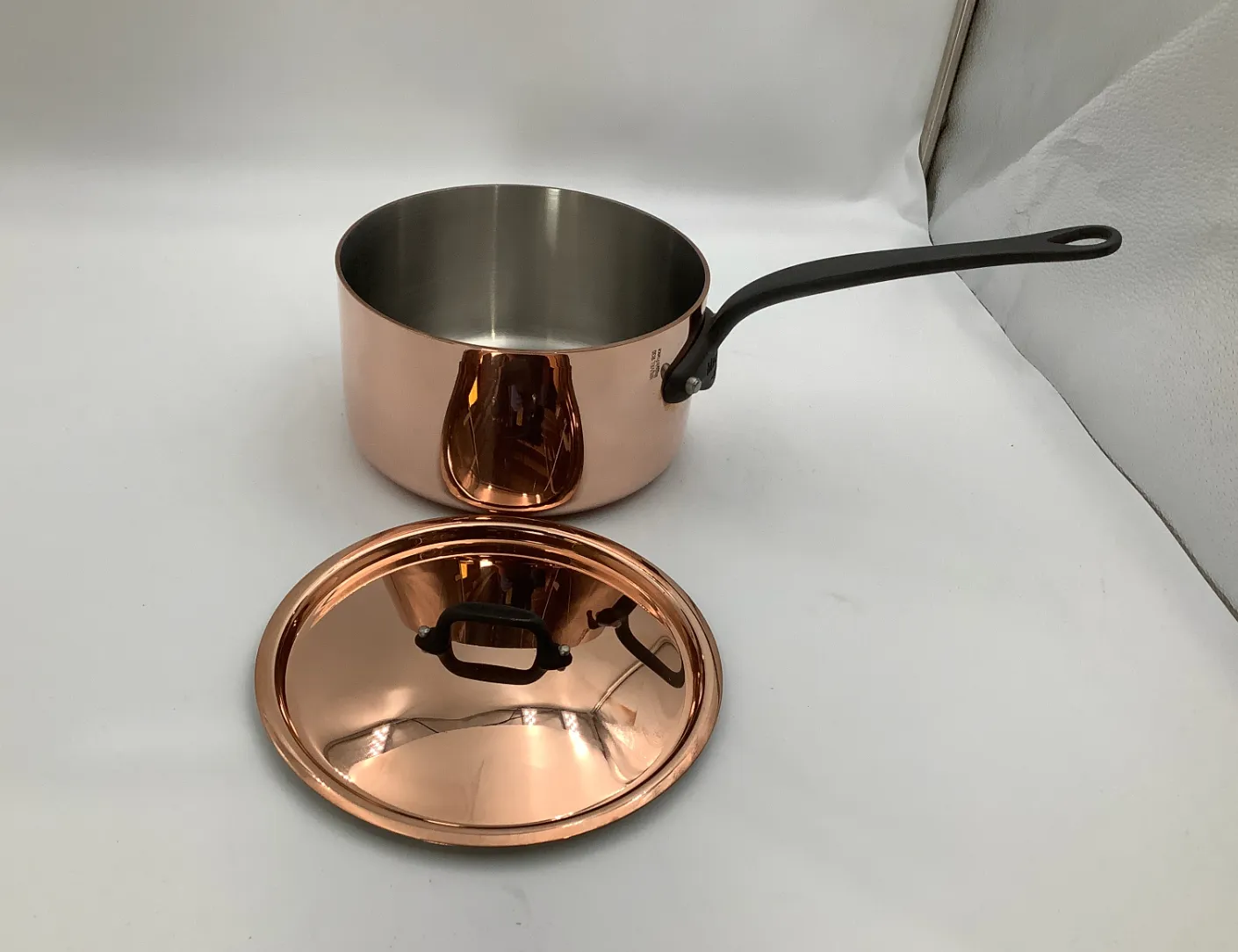Mauviel M'Heritage 150CI kastrull 19 cm koppar gjutjärn