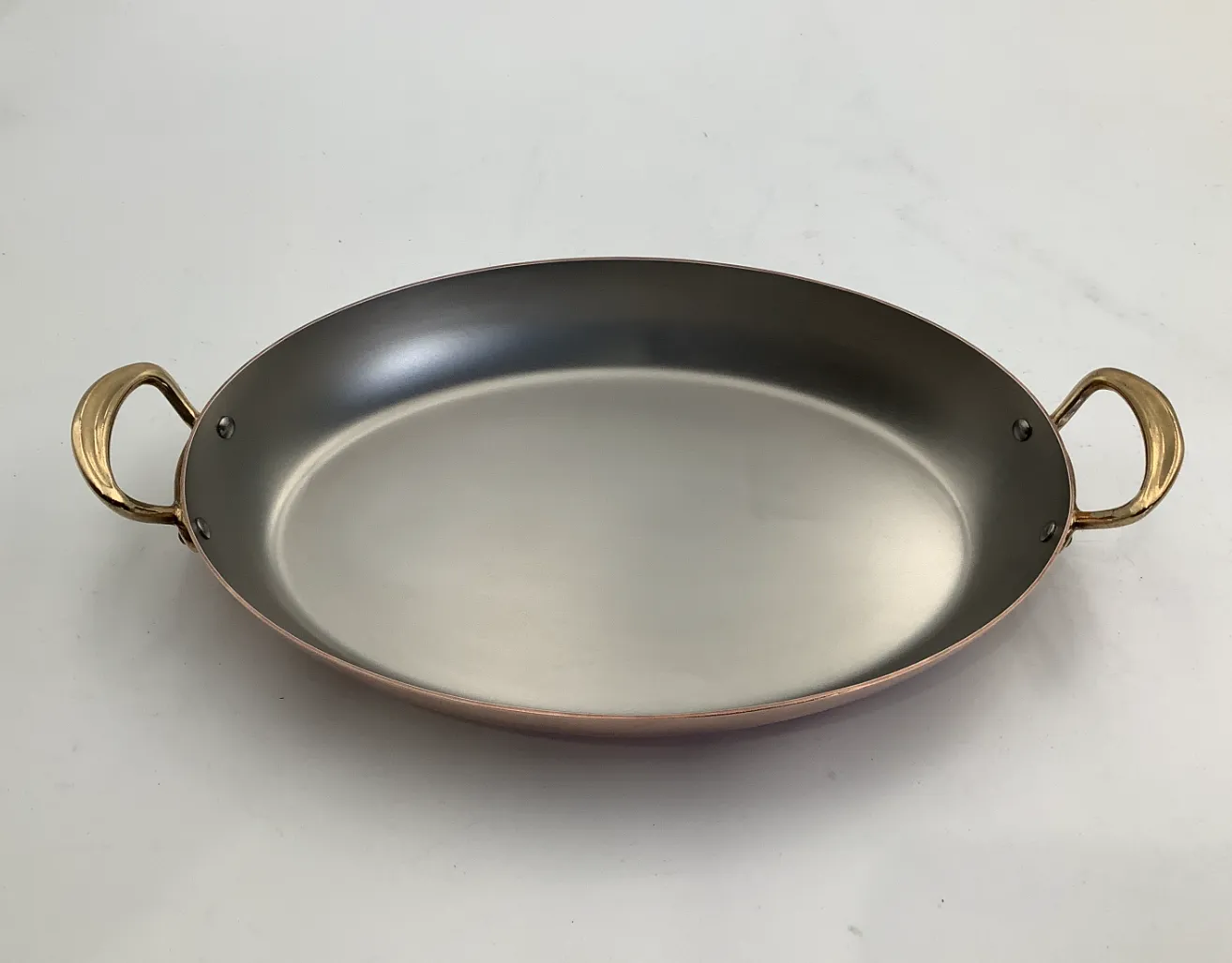 Mauviel M'Heritage M'150 B gratängpanna oval 25 cm koppar