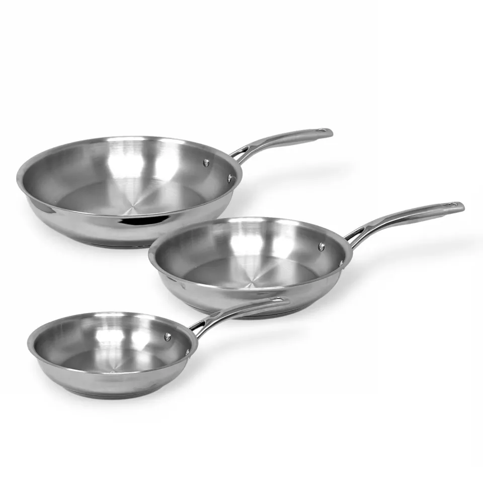 Berndes Daily Edition Proline stekpannor 20+24+28 cm rostfritt 3-pack