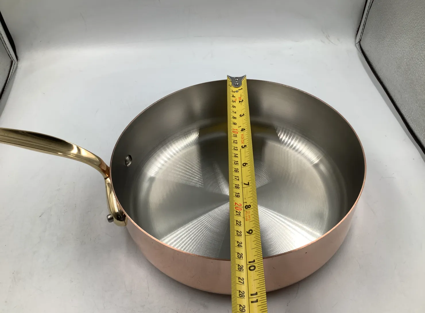 Mauviel M'Heritage M'150 B sauteuse 3,1 liter mässing
