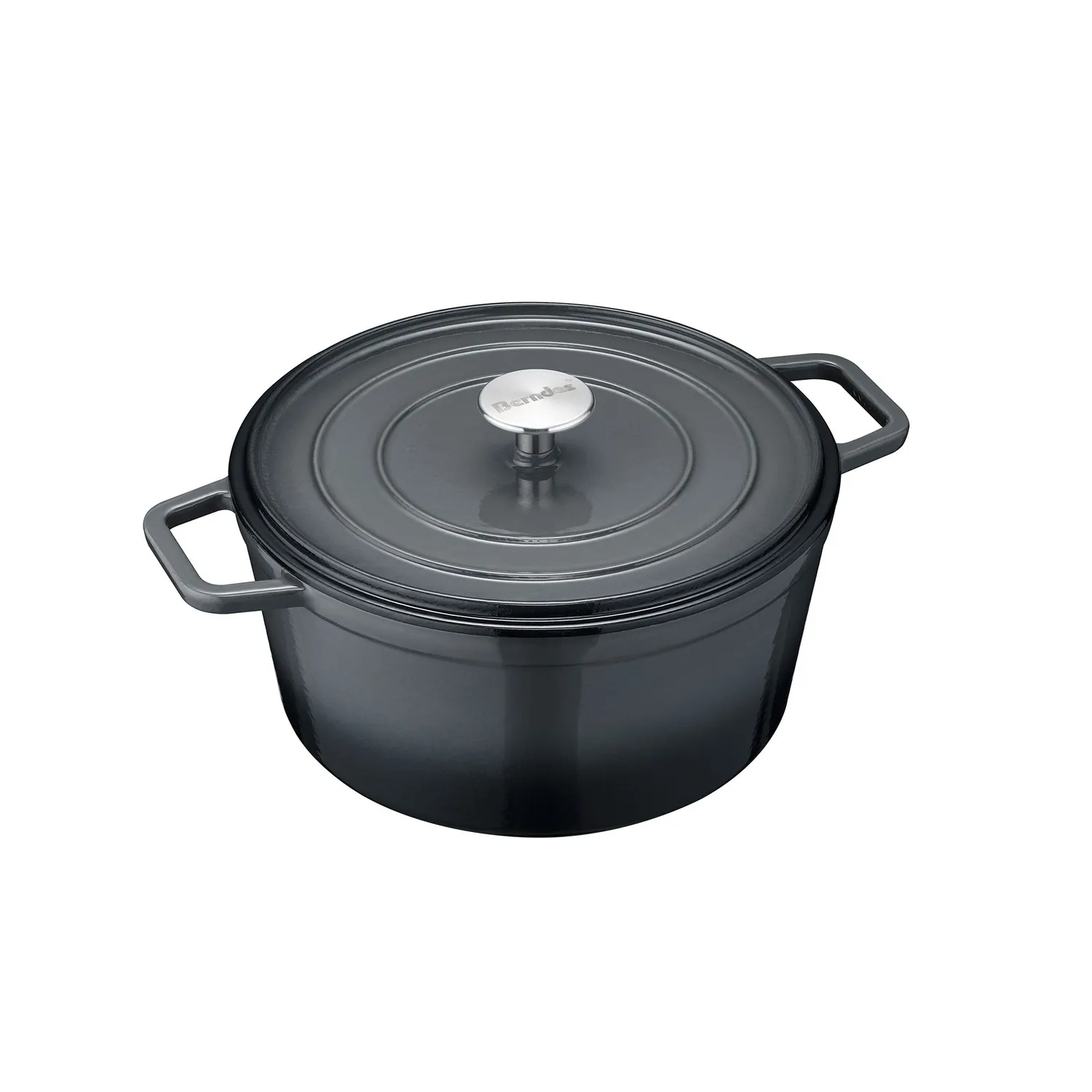 Berndes b.iron 20 cm gjutjärnsgryta svart/grå
