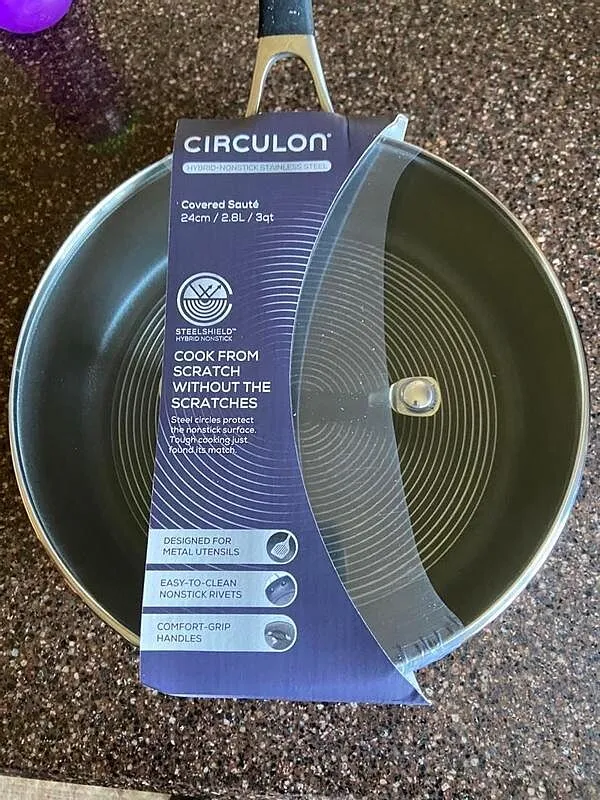Circulon SteelShield stekpannor 8+10,25 tum stål nonstick