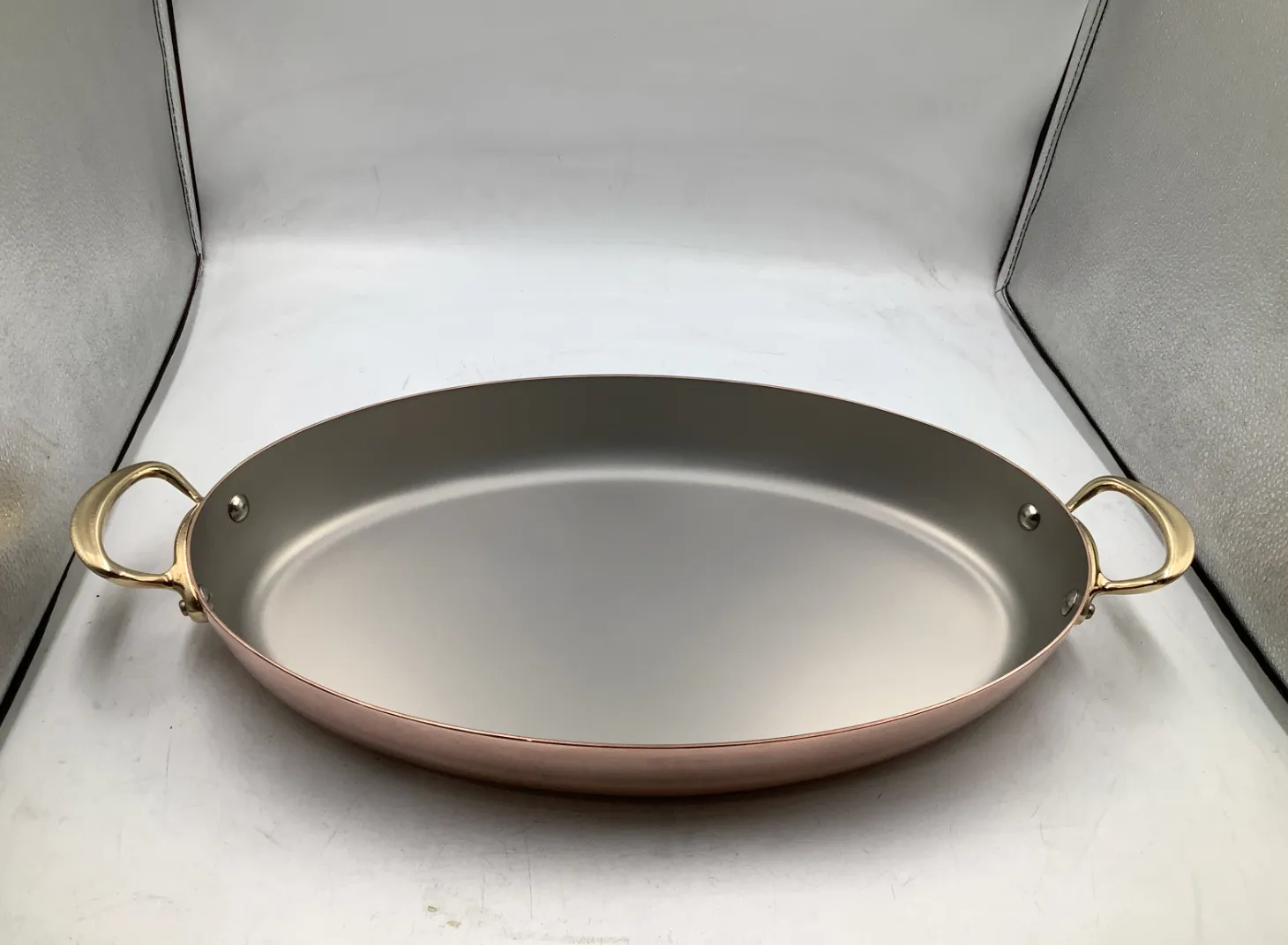 Mauviel M'Heritage M150B gratängform oval 40 cm koppar