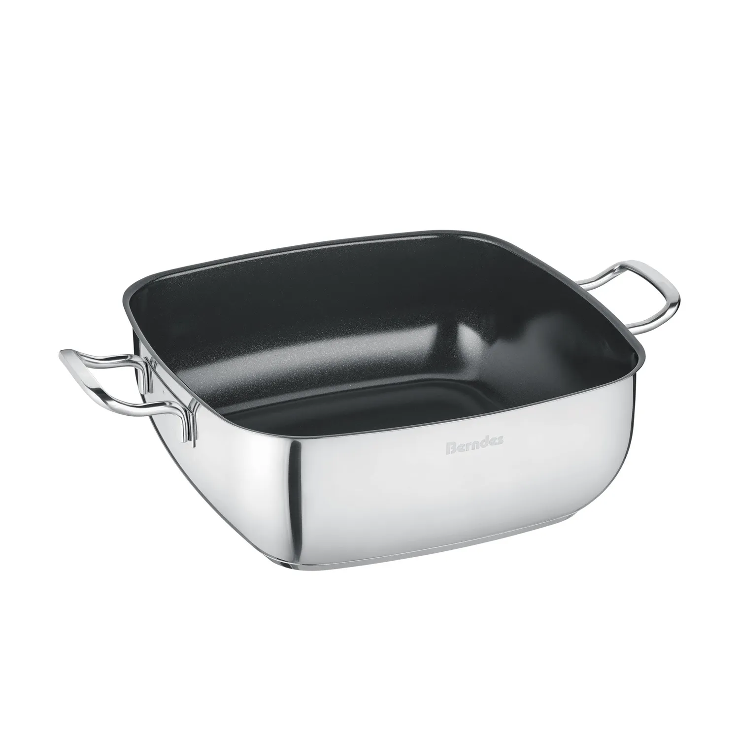 Berndes Quadro traktörpanna 28x28 cm 6,5 liter rostfri PFAS-fri