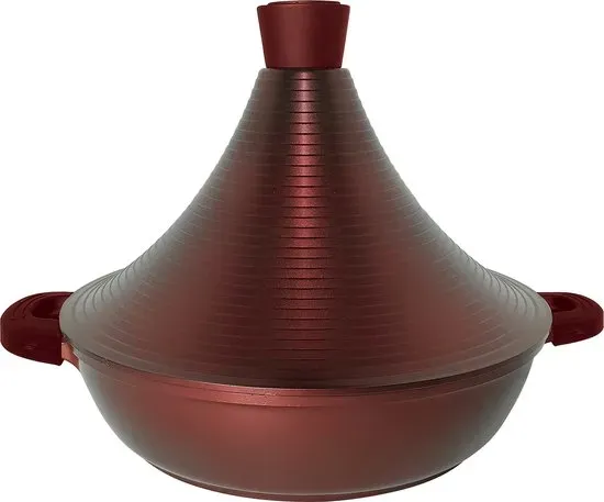Cheffinger CF-TAJ28 tajinegryta 28 cm vinröd