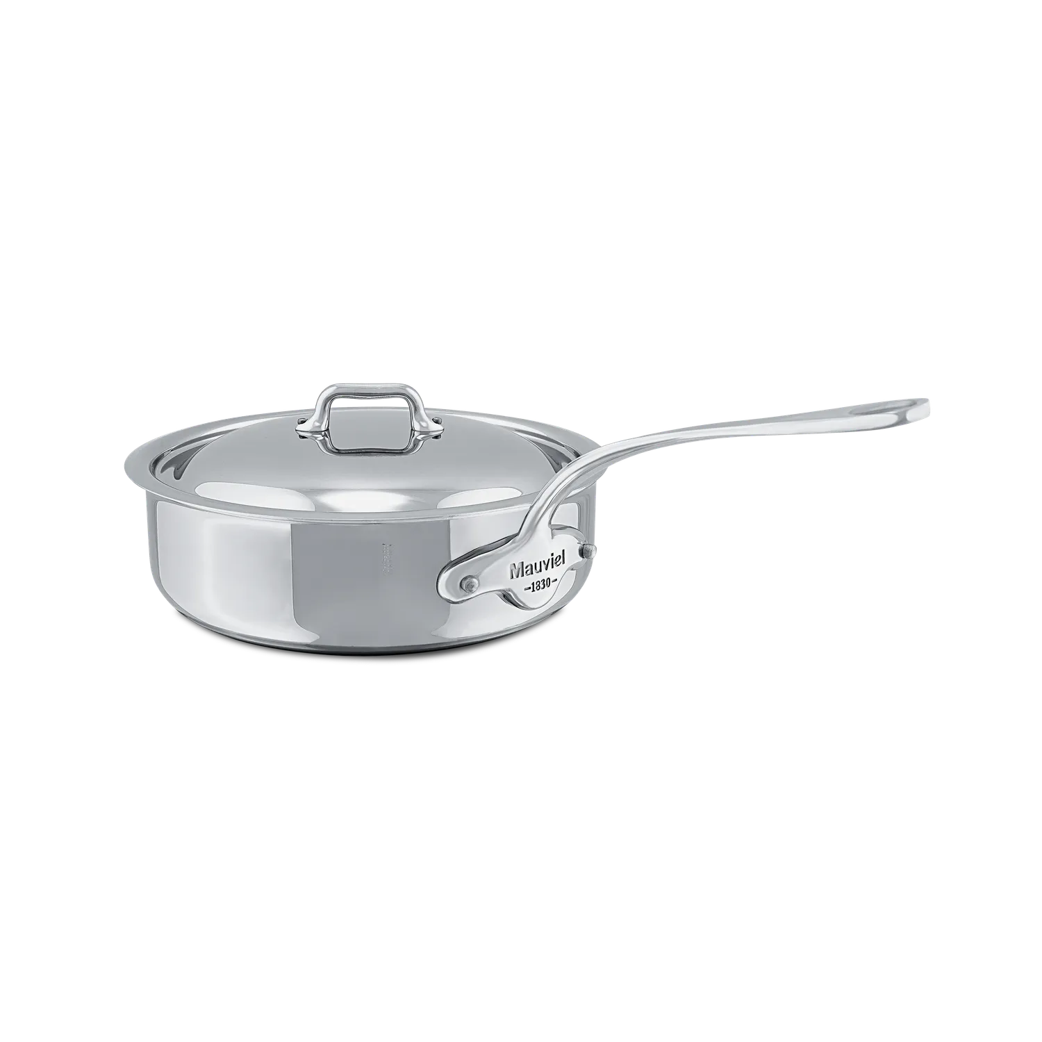 Mauviel M'Cook sauteuse rostfri 5-lagers med lock