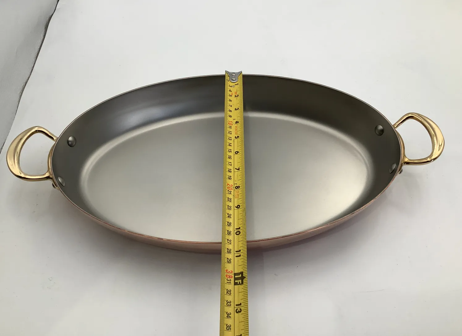 Mauviel M'Heritage M150B gratängform oval 40 cm koppar