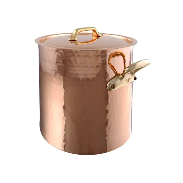 Mauviel M'Tradition storkastrull hamrad 10,5 l tenn