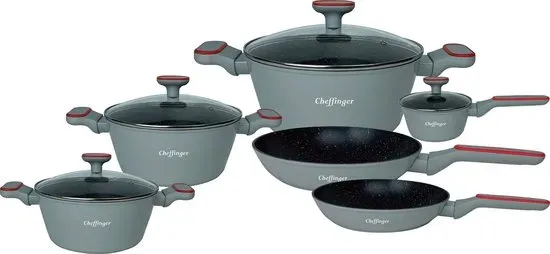 Cheffinger CF-FA2010 stekgryta grå induktion