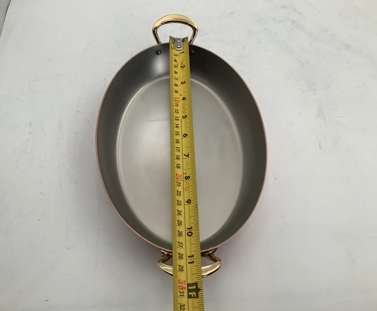 Mauviel M'Heritage M'150 B gratängform oval 25 cm koppar