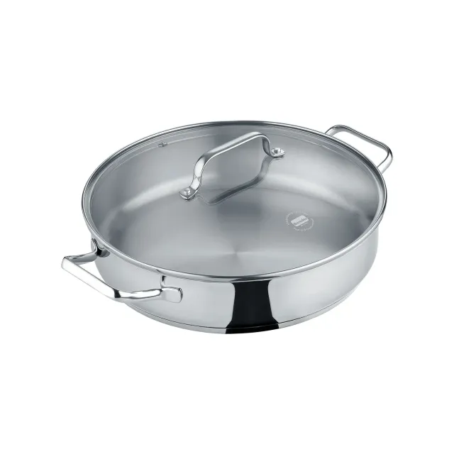 Berndes b.brilliant 28 cm serveringspanna hög med lock