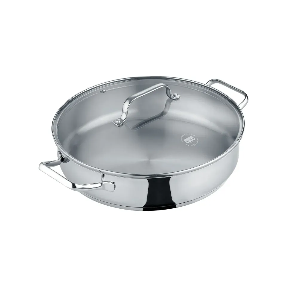 Berndes b.brilliant 28 cm serveringspanna hög med lock