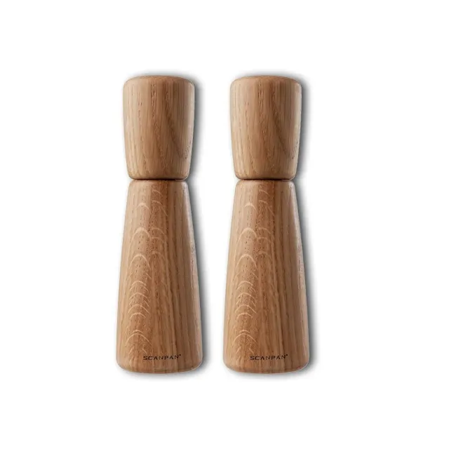 Scanpan Maitre D salt- och pepparkvarn 18 cm ek