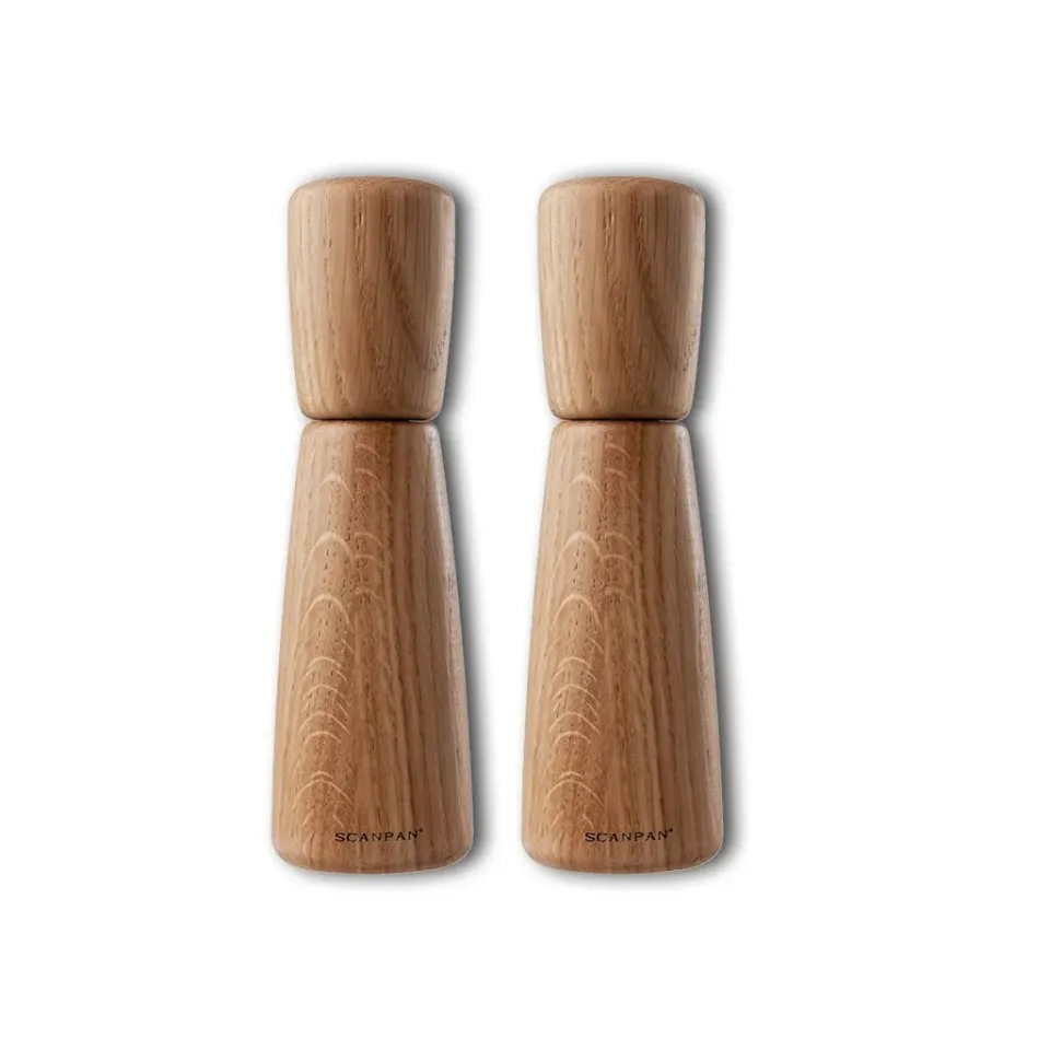 Scanpan Maitre D salt- och pepparkvarn 18 cm ek