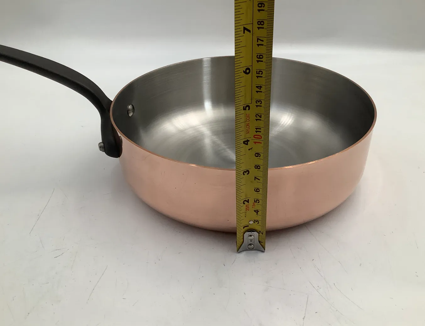 Mauviel M’Heritage 250 CI sautepanna 24 cm 3,3 qt koppar