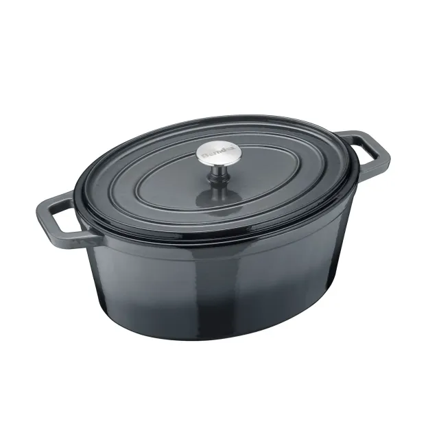 Berndes b.iron gryta oval 31x24 cm gjutjärn 6 liter