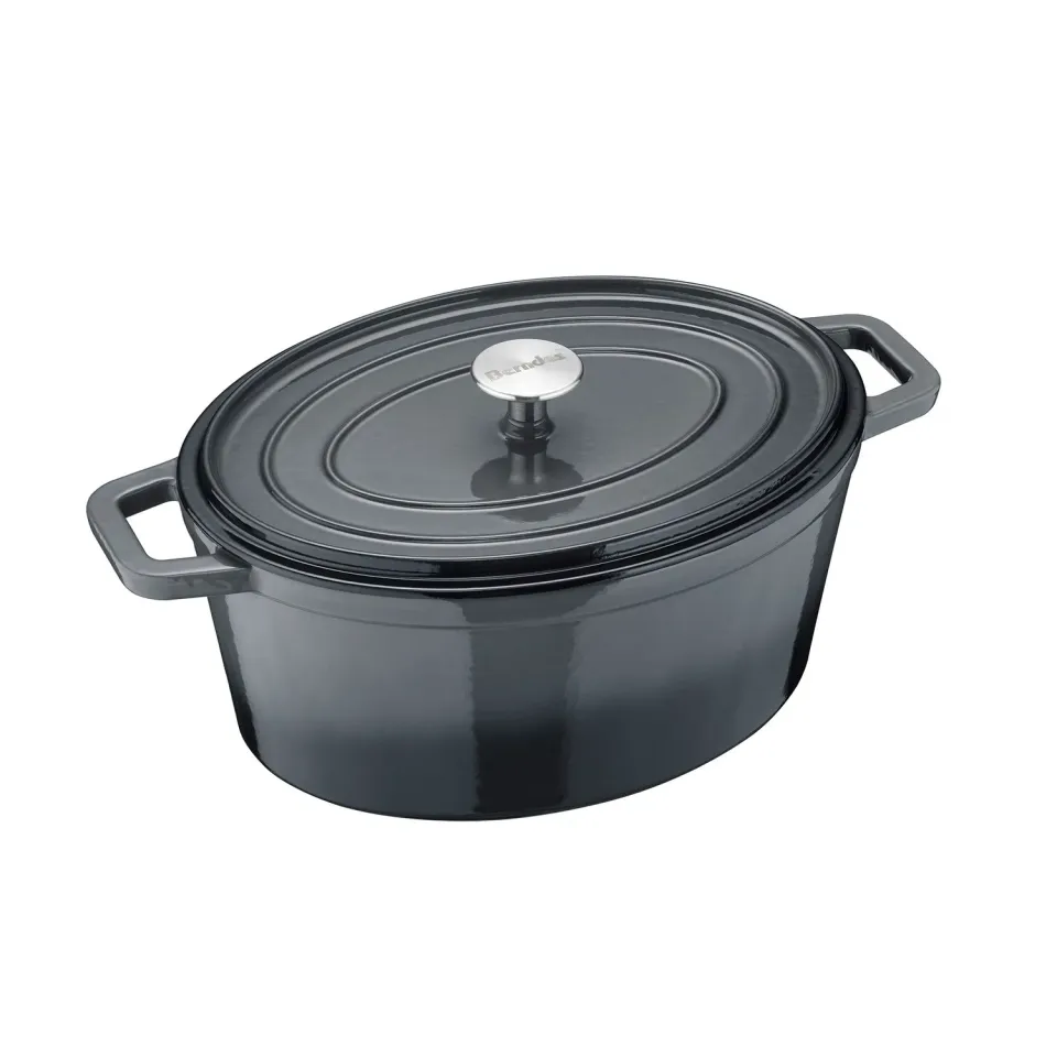 Berndes b.iron gryta oval 31x24 cm gjutjärn 6 liter