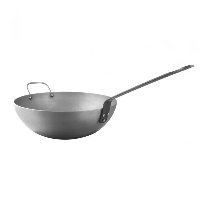 Mauviel M'Steel wok kolstål 30 cm 6 l