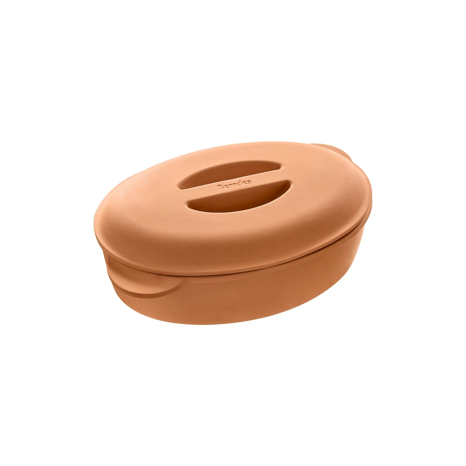 Berndes b.terra lergryta oval 4 liter terrakotta