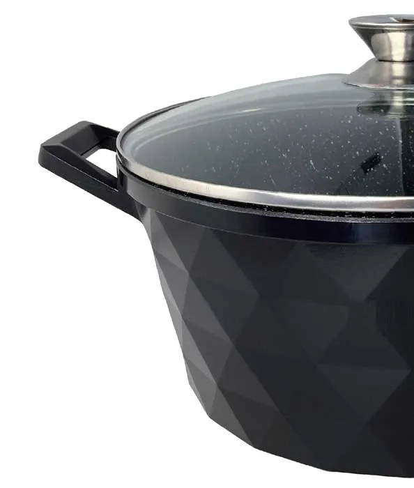 Cheffinger CF-DIAC12 knivset svart 12 delar