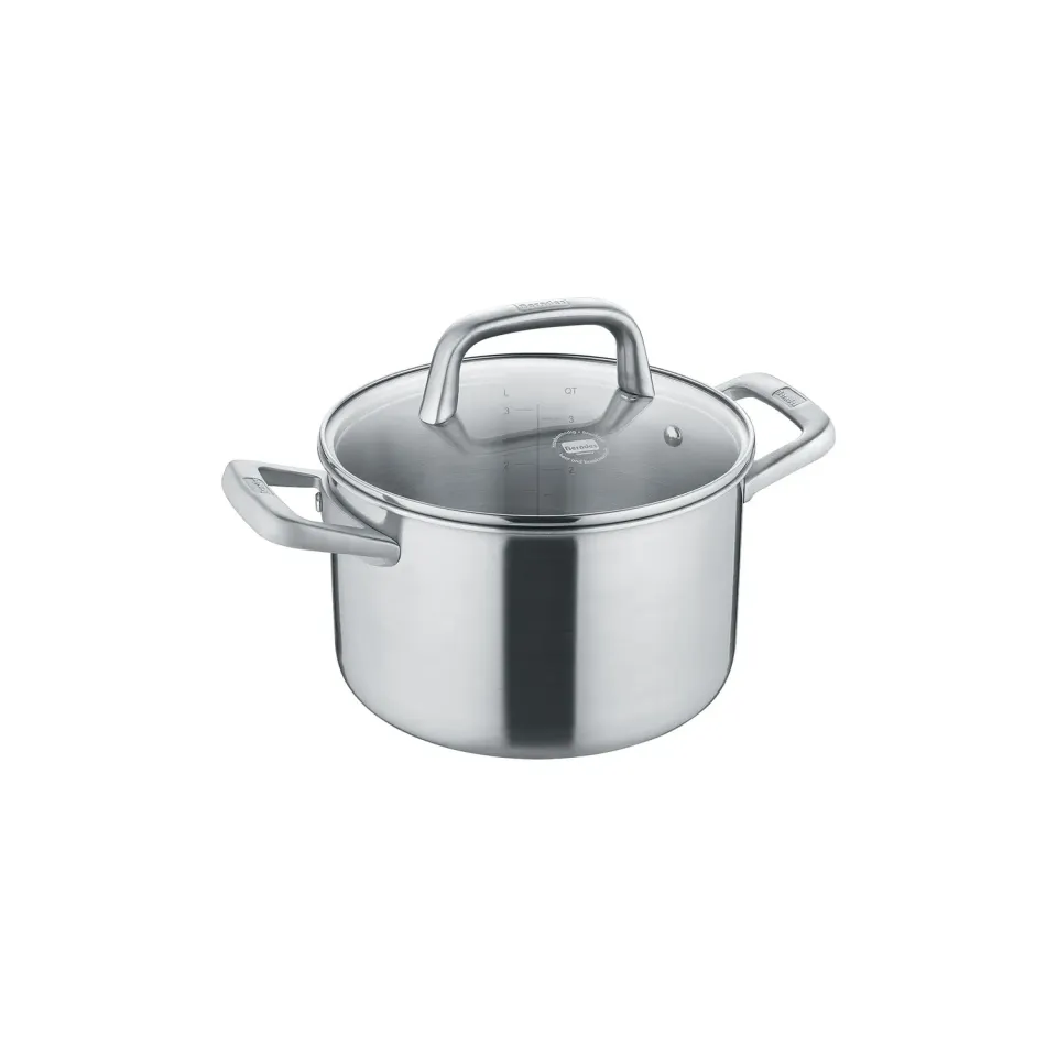 Berndes Tricion Resist gryta med glaslock 20 cm rostfri