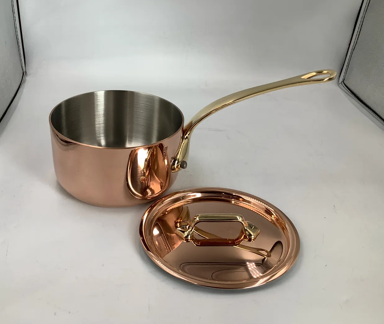 Mauviel M’Heritage M’200 B kopparkastrull 1,1 l lock fyndvara