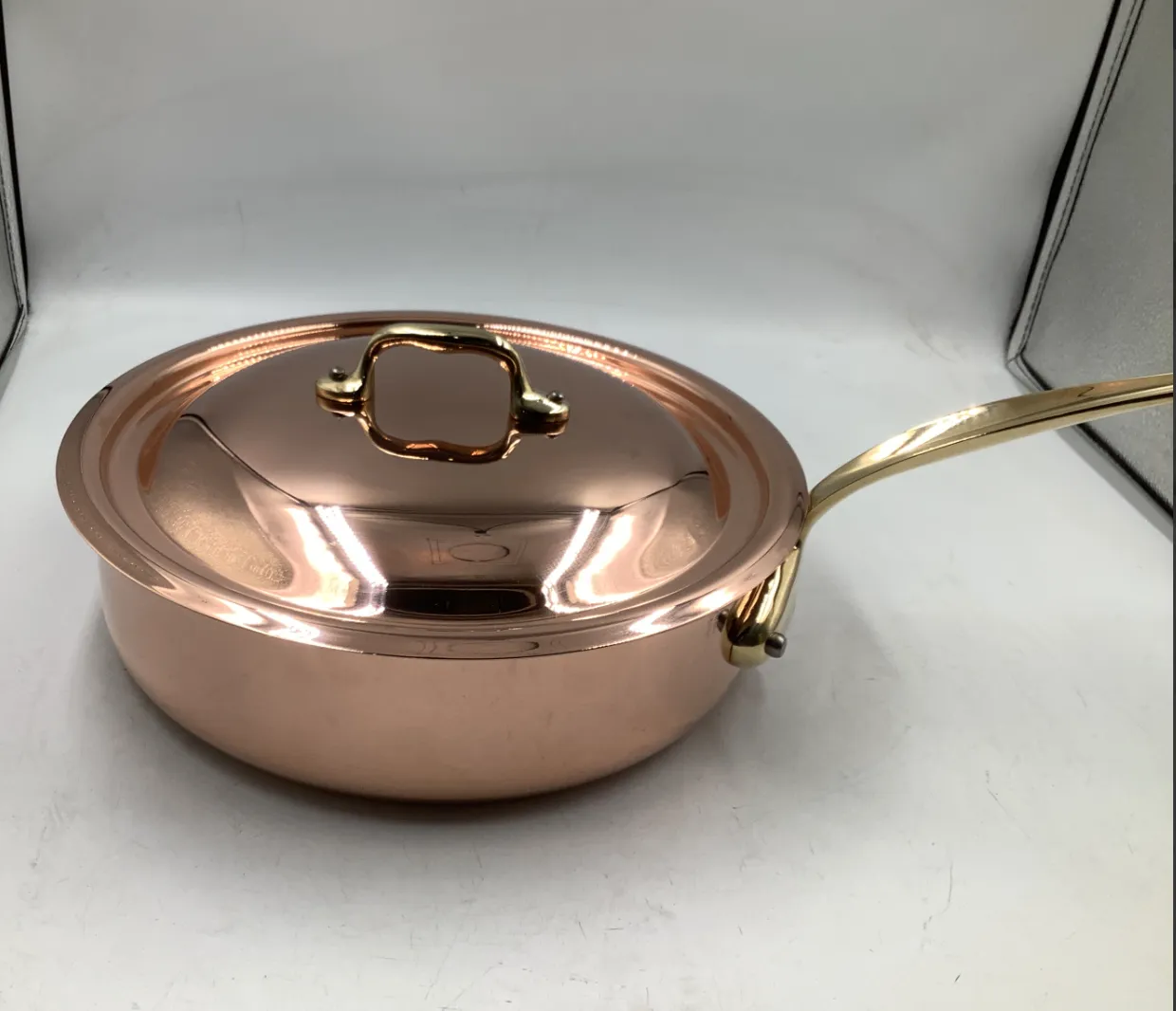 Mauviel M'Héritage M'150 B sautépanna 3,1 liter mässing